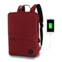 Zoozie Bags Bolsa para Portátil Resistente al Agua Rojo Claret